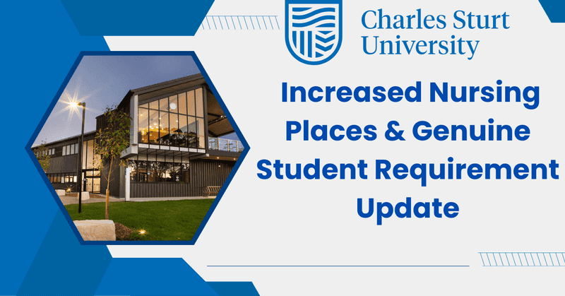 Nursing Intake Update – Charles Sturt University (2026)