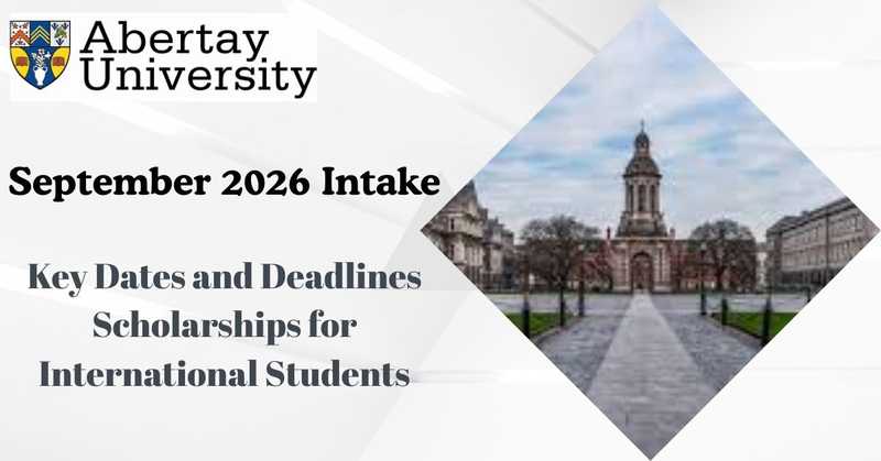 Abertay University Application Deadline and Scholarships