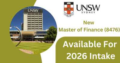 Master Of Finance Is Available For 2026 Intakes.