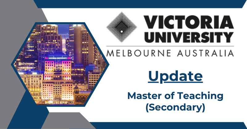 Study in Australia | Master of Teaching Applications – Victoria University