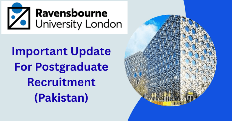 Study in London: Ravensbourne University UK Update 2026 for Pakistan PG Students