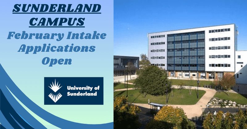 February Intake Applications Open – Sunderland Campus