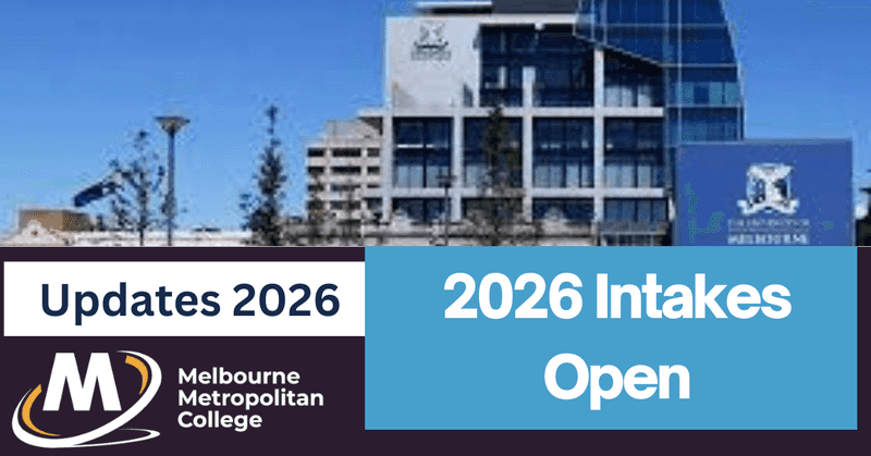 Study in Australia at Melbourne Metropolitan College – 2026 Admissions Open