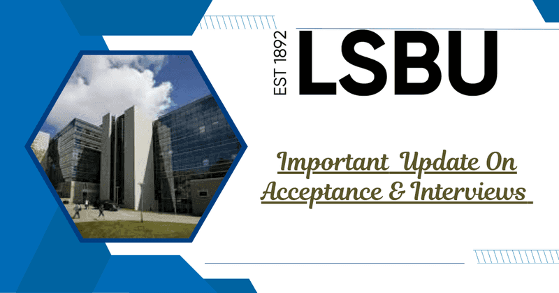 Important Update On Acceptance And Interviews