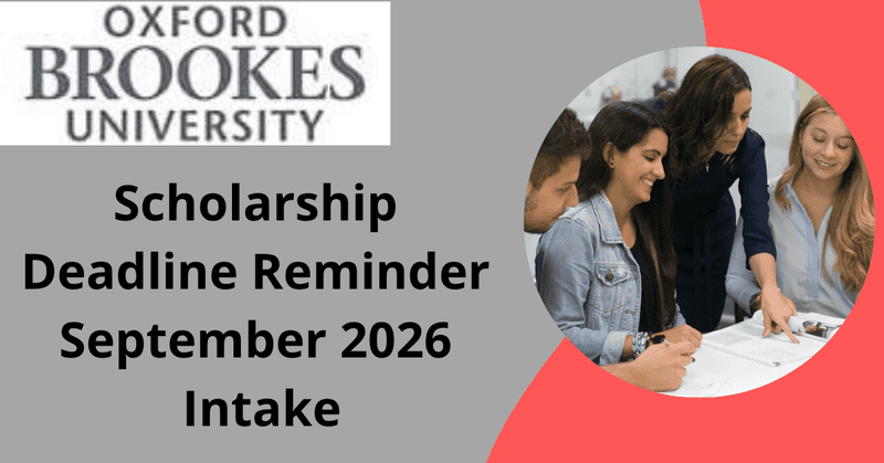 Study in UK at Oxford Brookes University | September 2026 Intake & Scholarships