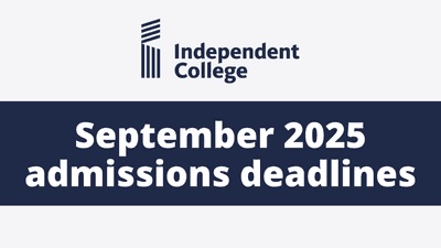 September 2025Admissions deadlines