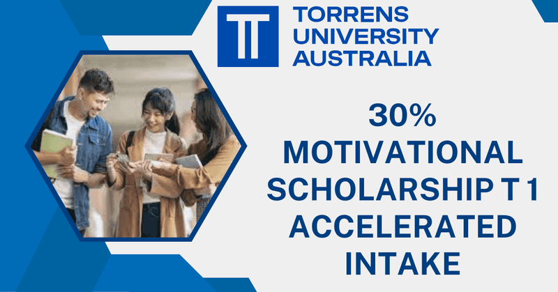 Study in Australia: Torrens University Australia  Motivational Scholarship 2026