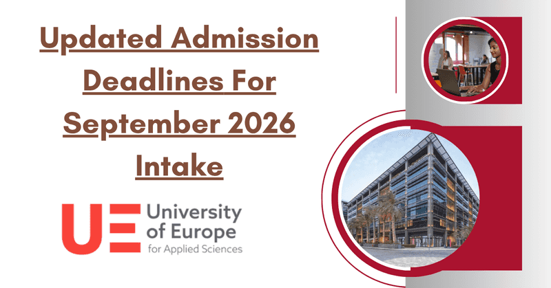 Study in Germany – University of Europe for Applied Sciences 2026 Intake Open
