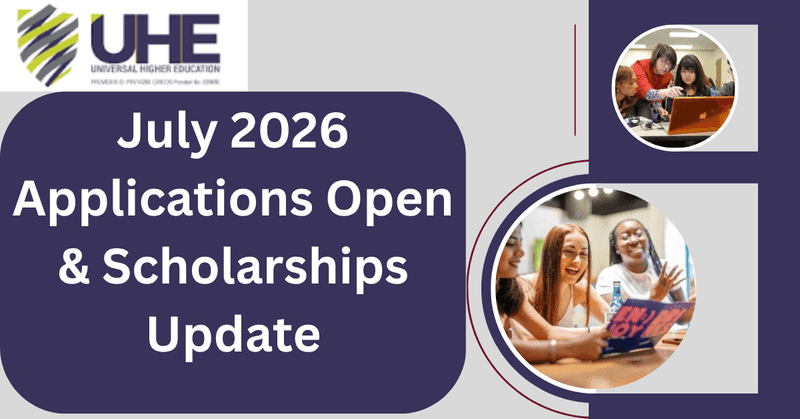 Study in Australia – Universal Higher Education July 2026 Intake & Scholarships