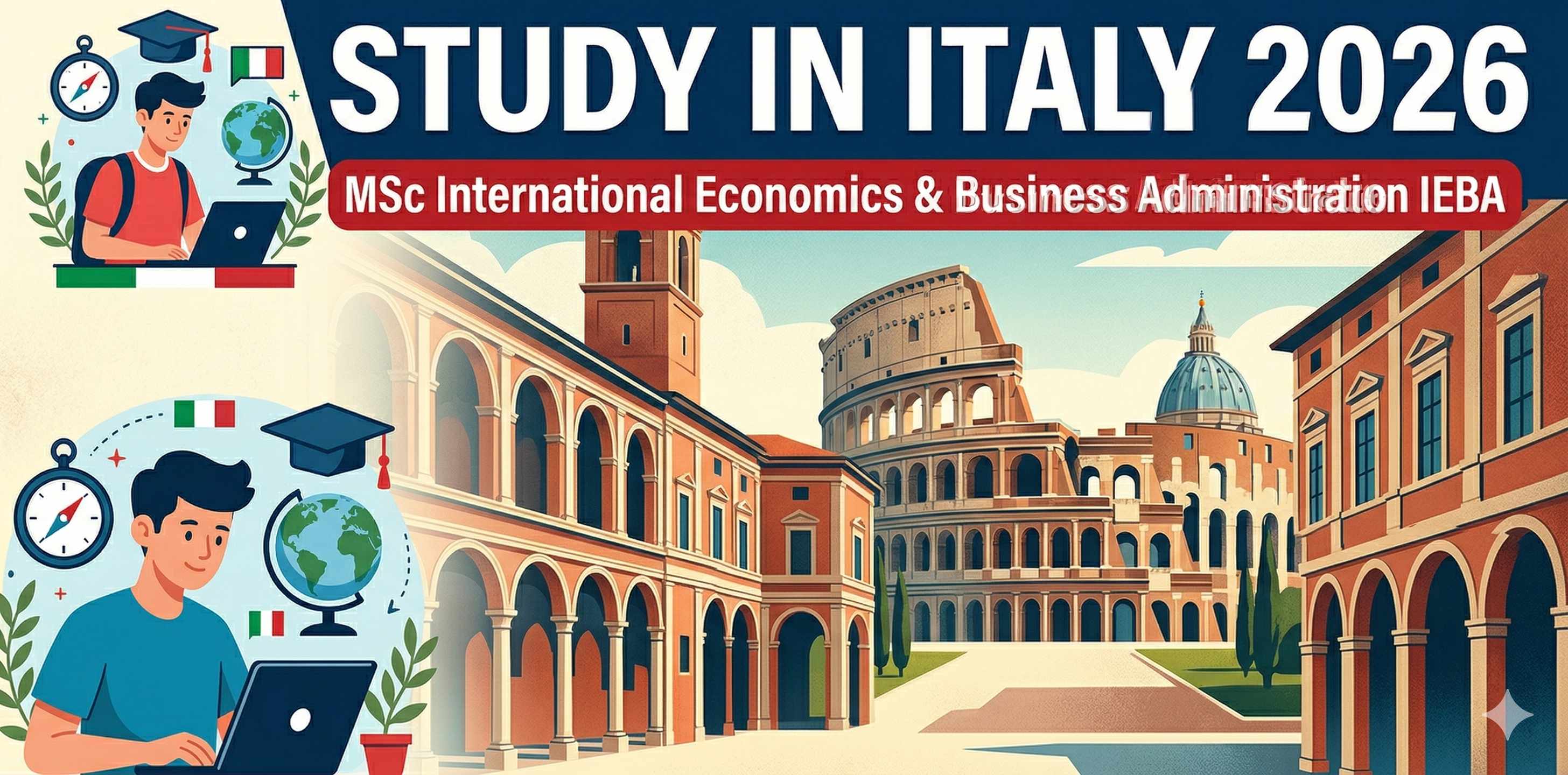 Study in Italy 2026 | MSc International Economics & Business Administration IEBA