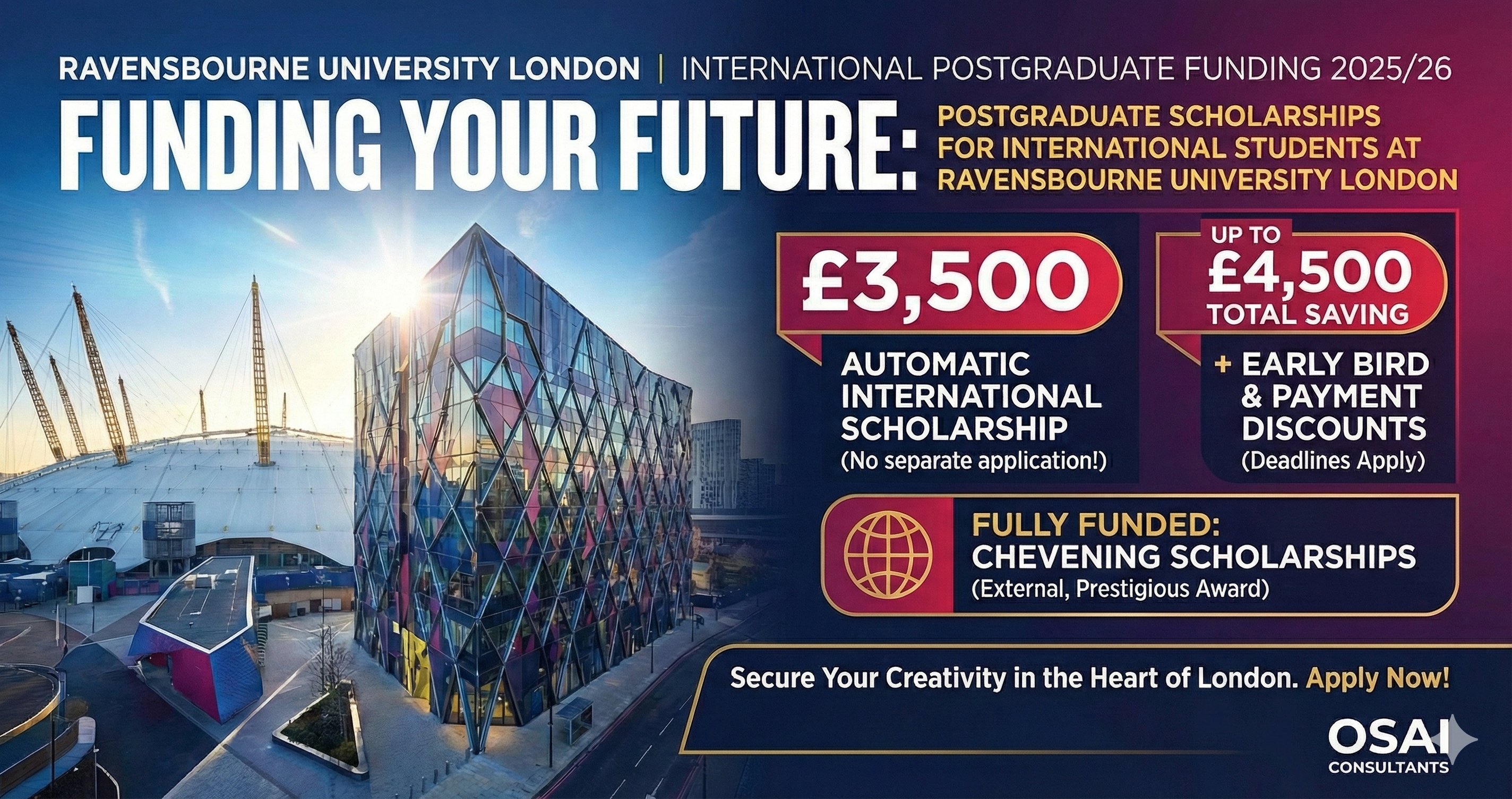 Ravensbourne University Scholarships 2026