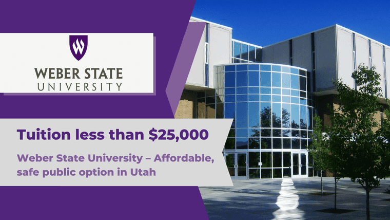 Weber State University – Affordable, safe public option in Utah