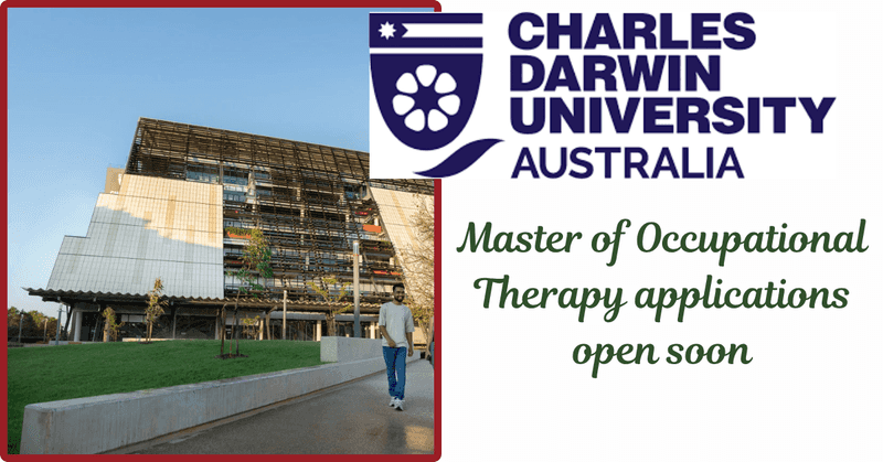 Study in Australia | Master of Occupational Therapy Applications 2027 at Charles Darwin University