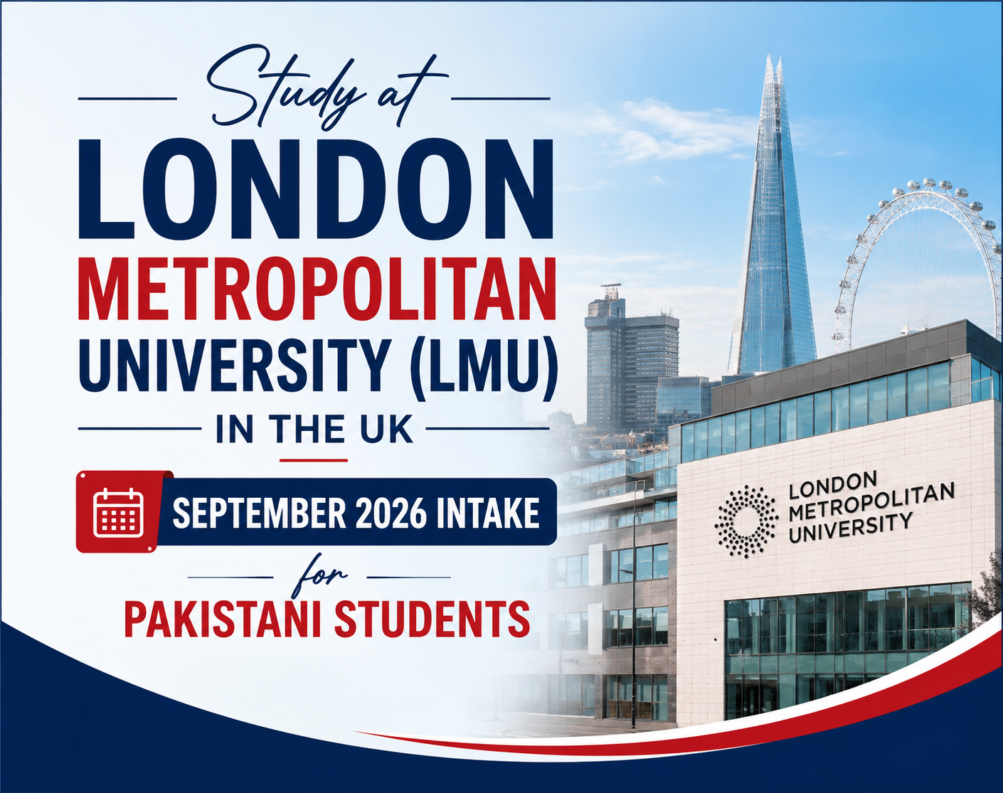 Study at London Metropolitan University UK | September 2026 Intake